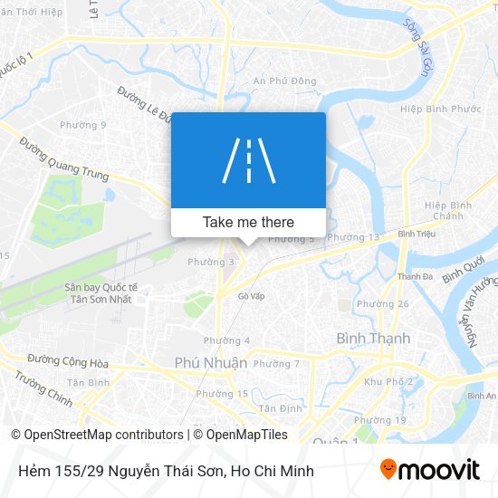 Hẻm 155/29 Nguyễn Thái Sơn map