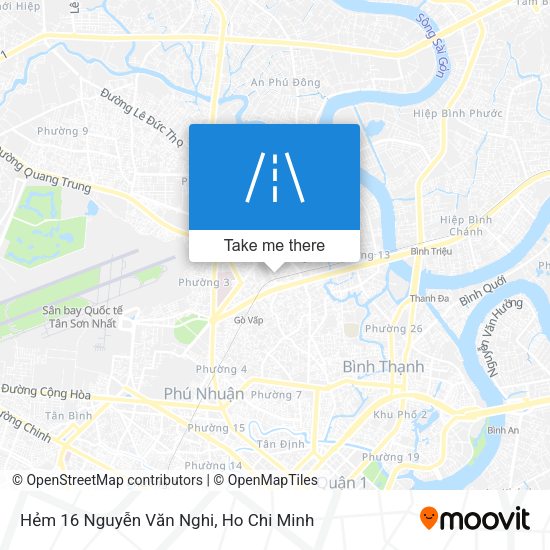 Hẻm 16 Nguyễn Văn Nghi map