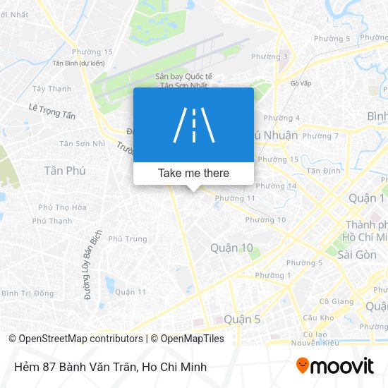 Hẻm 87 Bành Văn Trân map