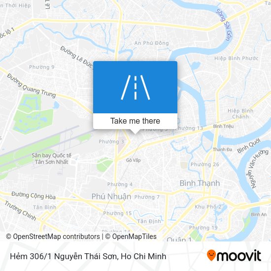 Hẻm 306/1 Nguyễn Thái Sơn map