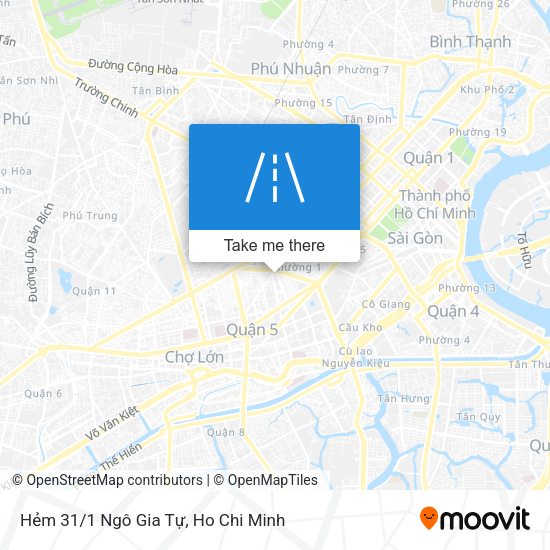 Hẻm 31/1 Ngô Gia Tự map