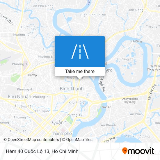 Hẻm 40 Quốc Lộ 13 map