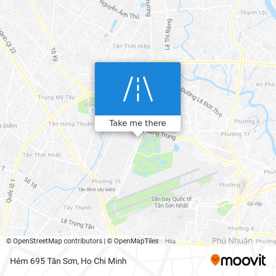 Hẻm 695 Tân Sơn map