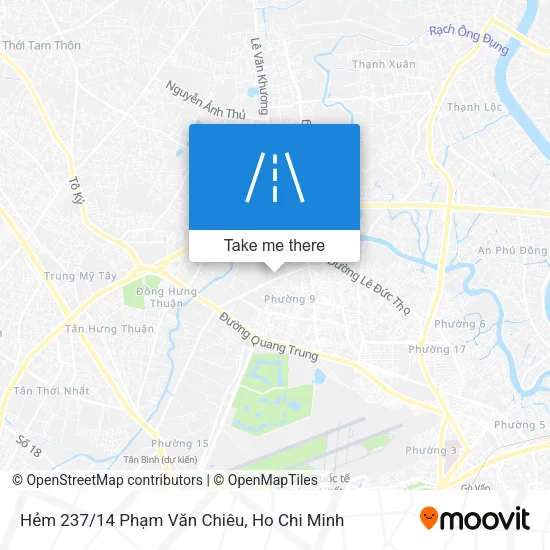 Hẻm 237/14 Phạm Văn Chiêu map