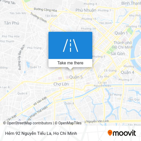 Hẻm 92 Nguyễn Tiểu La map