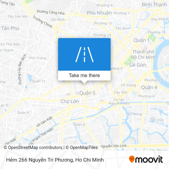 Hẻm 266 Nguyễn Tri Phương map