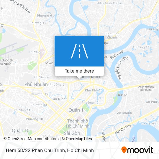 Hẻm 58/22 Phan Chu Trinh map