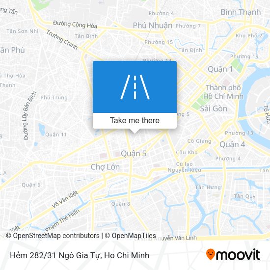 Hẻm 282/31 Ngô Gia Tự map