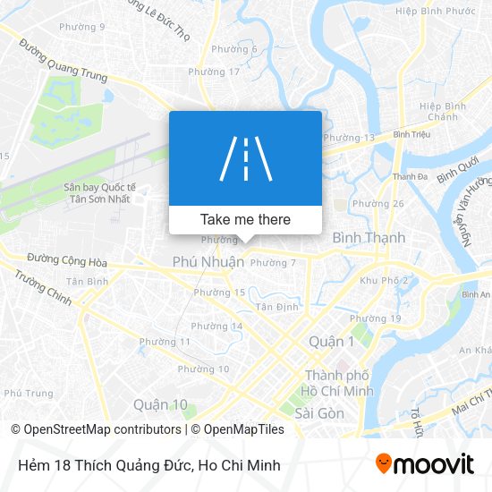 Hẻm 18 Thích Quảng Đức map