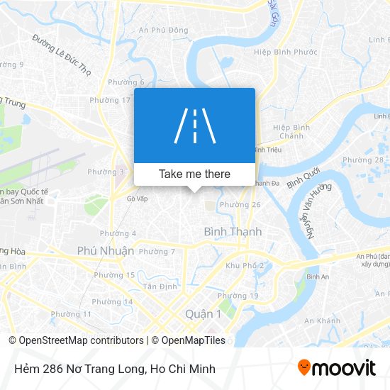 Hẻm 286 Nơ Trang Long map