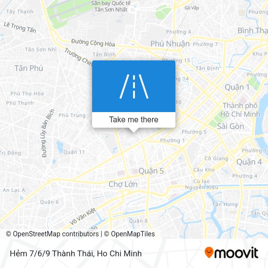 Hẻm 7/6/9 Thành Thái map
