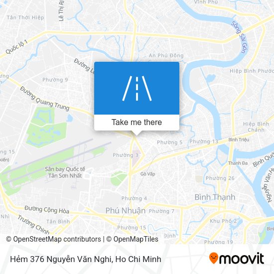 Hẻm 376 Nguyễn Văn Nghi map