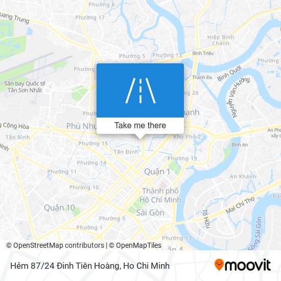 Hẻm 87/24 Đinh Tiên Hoàng map