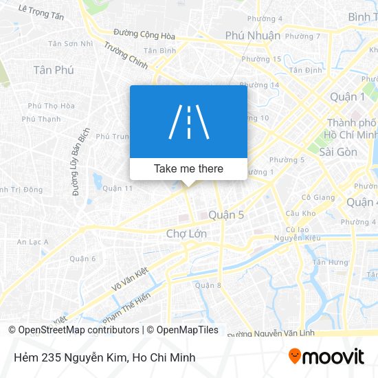 Hẻm 235 Nguyễn Kim map