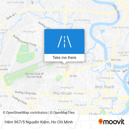 Hẻm 967/5 Nguyễn Kiệm map