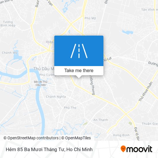 Hẻm 85 Ba Mươi Tháng Tư map