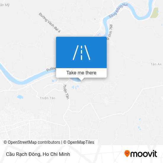 Cầu Rạch Đông map