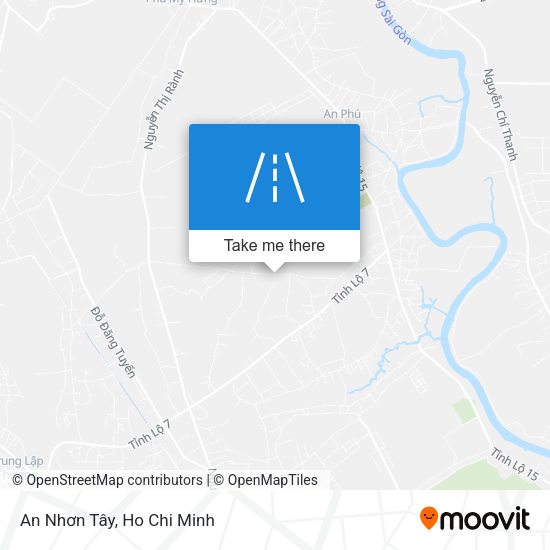 An Nhơn Tây map