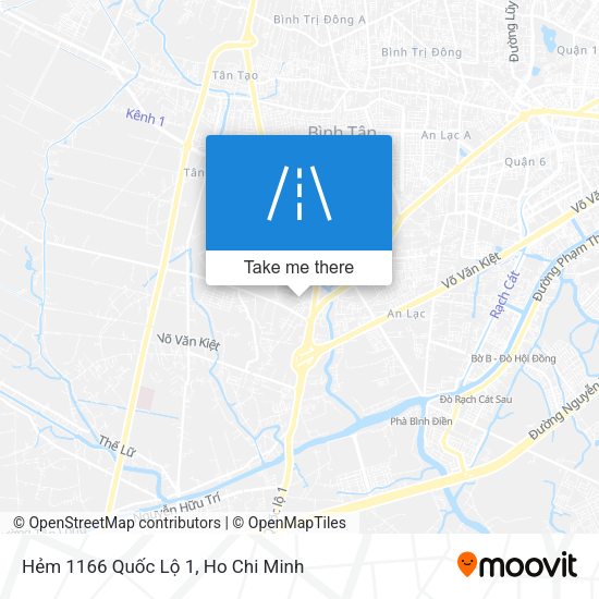 Hẻm 1166 Quốc Lộ 1 map