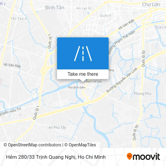 Hẻm 280/33 Trịnh Quang Nghị map
