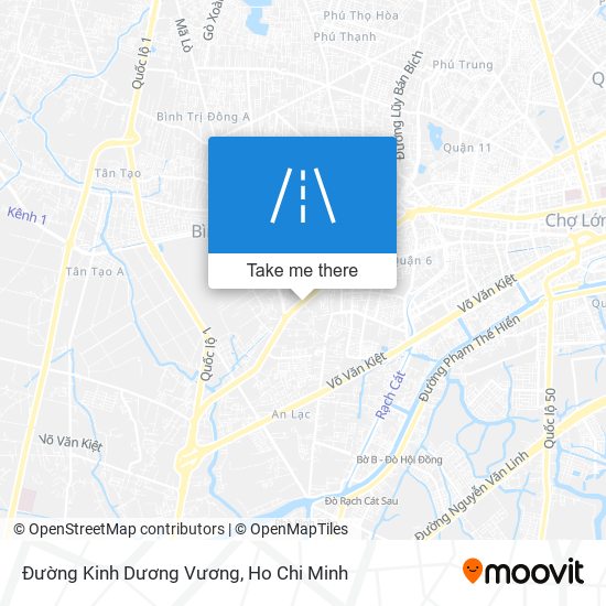 Đường Kinh Dương Vương map