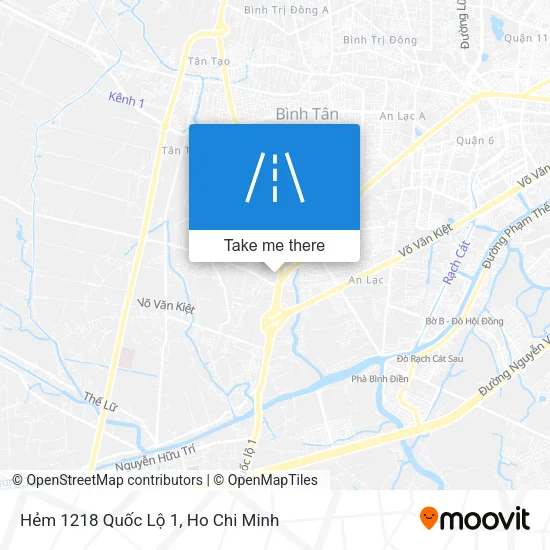 Hẻm 1218 Quốc Lộ 1 map