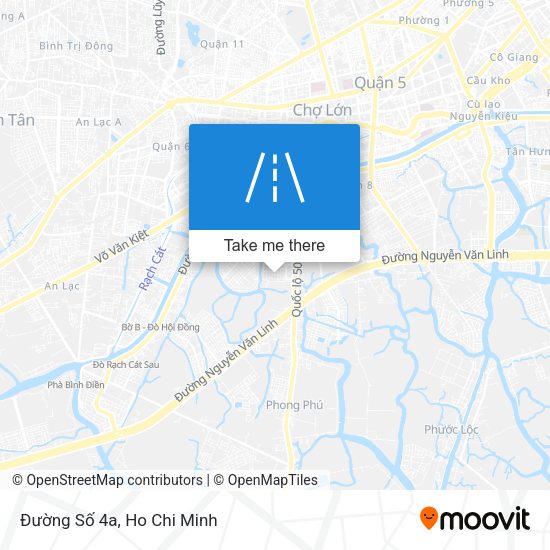 Đường Số 4a map