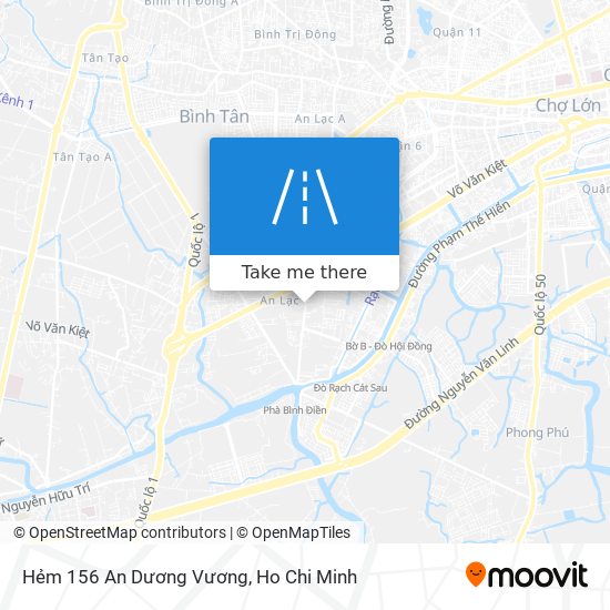 Hẻm 156 An Dương Vương map