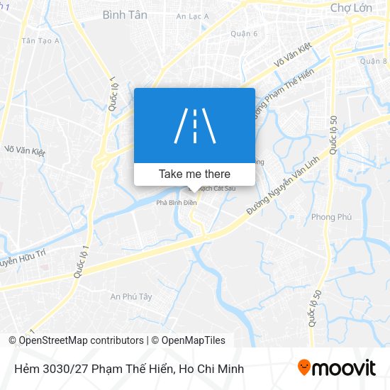Hẻm 3030/27 Phạm Thế Hiển map