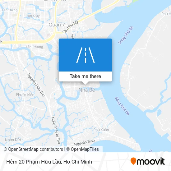 Hẻm 20 Phạm Hữu Lầu map