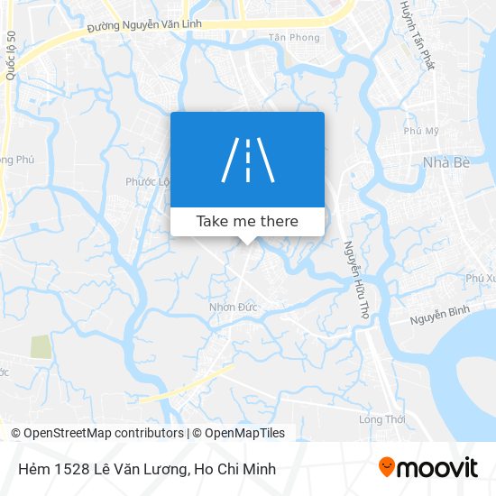 Hẻm 1528 Lê Văn Lương map