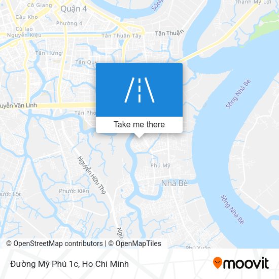 Đường Mý Phú 1c map