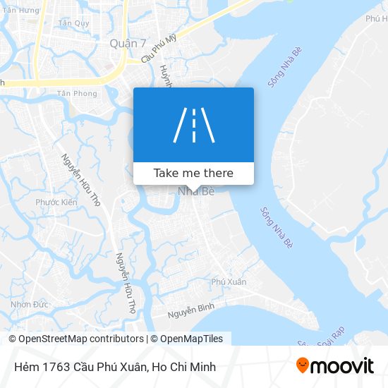Hẻm 1763 Cầu Phú Xuân map