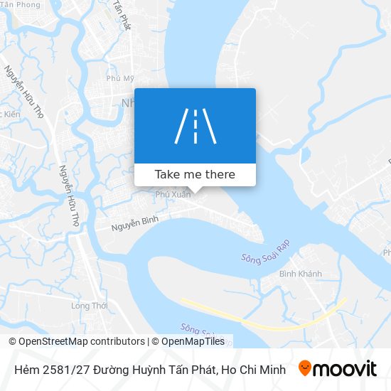 Hẻm 2581 / 27 Đường Huỳnh Tấn Phát map