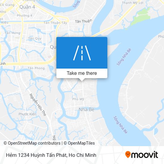 Hẻm 1234 Huỳnh Tấn Phát map
