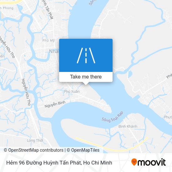 Hẻm 96 Đường Huỳnh Tấn Phát map