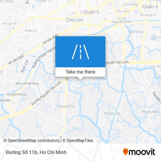 Đường Số 11b map