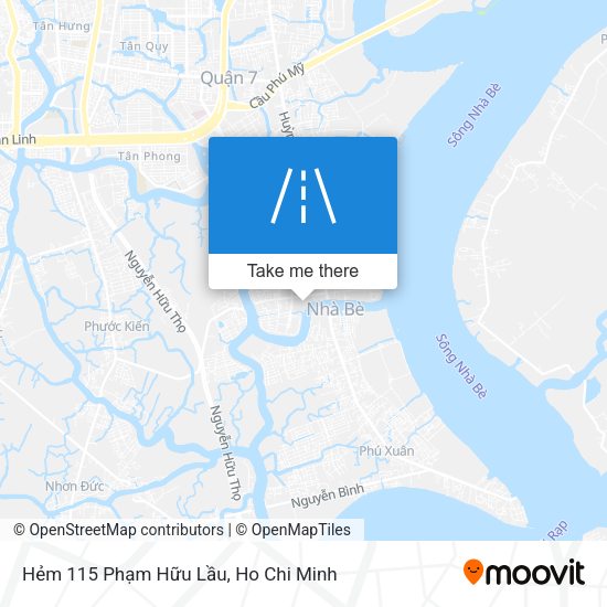 Hẻm 115 Phạm Hữu Lầu map