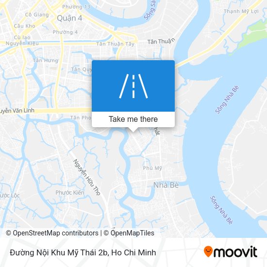 Đường Nội Khu Mỹ Thái 2b map