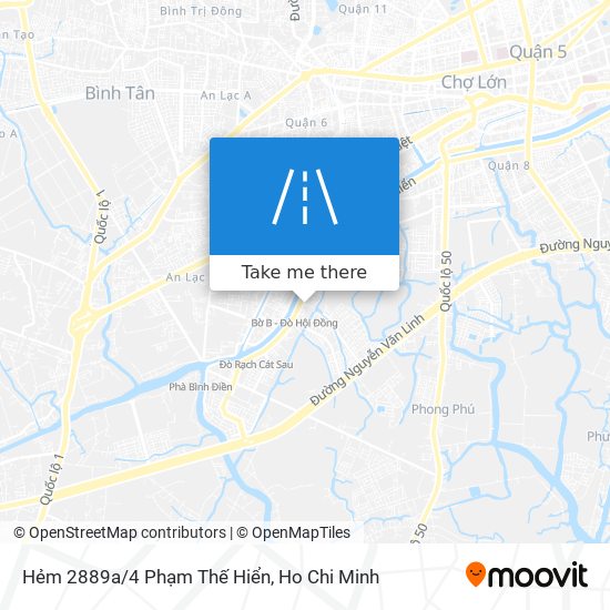 Hẻm 2889a/4 Phạm Thế Hiển map