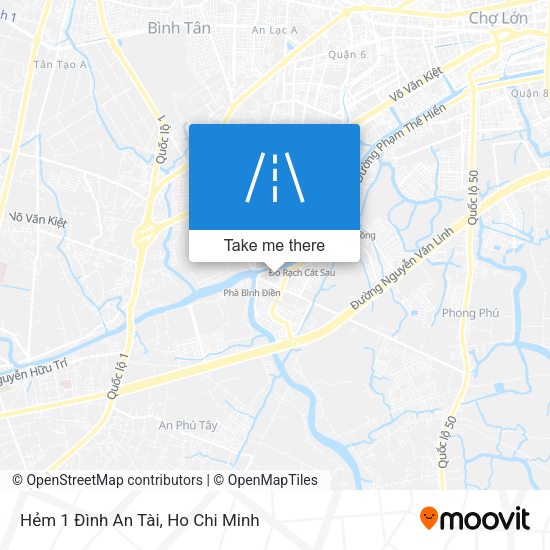 Hẻm 1 Đình An Tài map