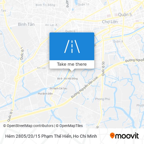 Hẻm 2805/20/15 Phạm Thế Hiển map