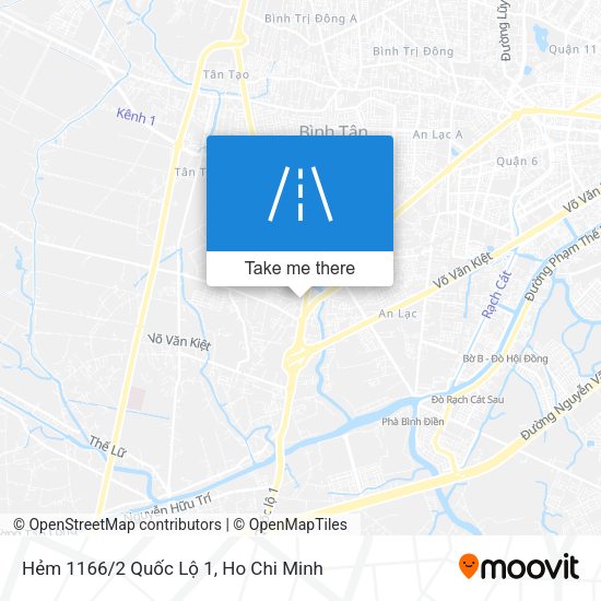 Hẻm 1166/2 Quốc Lộ 1 map