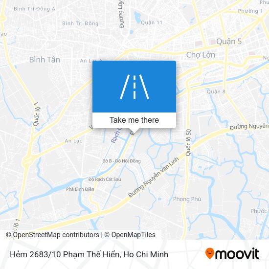 Hẻm 2683/10 Phạm Thế Hiển map