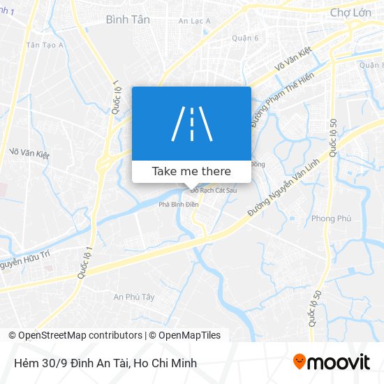 Hẻm 30/9 Đình An Tài map