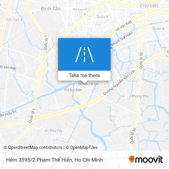 Hẻm 3395/2 Phạm Thế Hiển map
