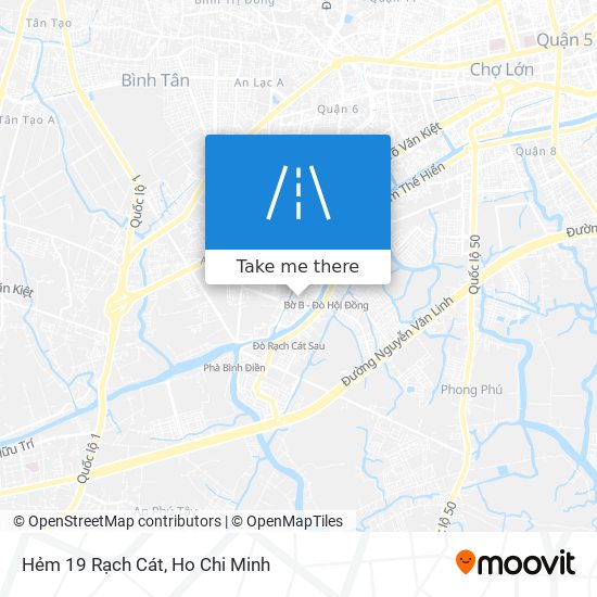 Hẻm 19 Rạch Cát map