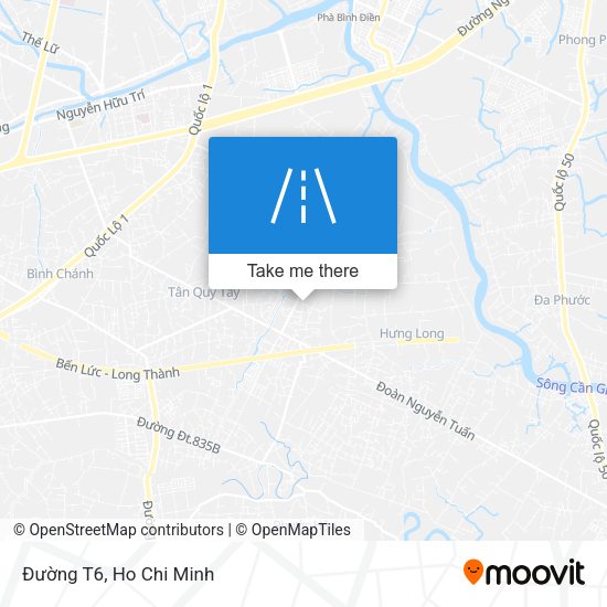 Đường T6 map