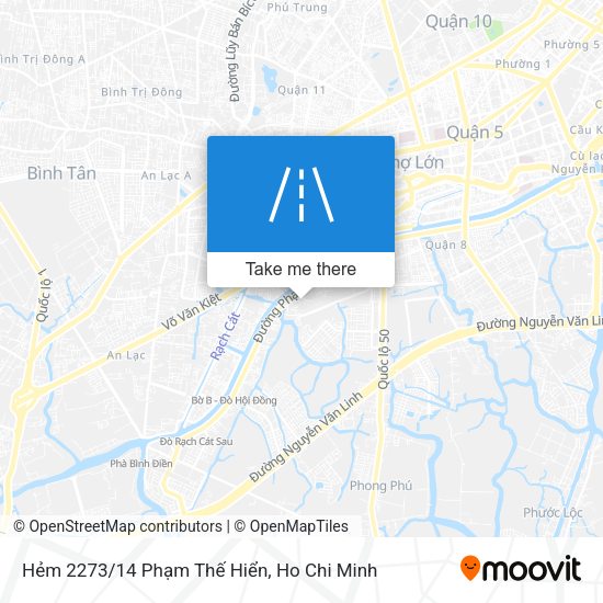 Hẻm 2273/14 Phạm Thế Hiển map
