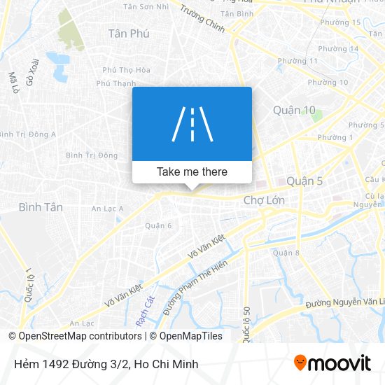 Hẻm 1492 Đường 3/2 map